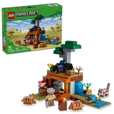 Conjunto de Brinquedos LEGO Minecraft 21269 Expedição à Mina Armadillo com Função TNT Lego