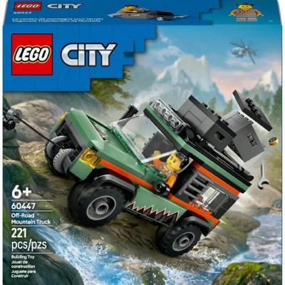 Brinquedo City Utilitário Off-road 4x4 60447 Experiência de Construção Amarelo Lego 221 Peças