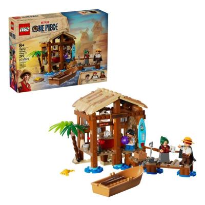 Brinquedo 75636 One Piece Cabana da Vila Fusha com Minifiguras Bege Lego 299 PEÇAS
