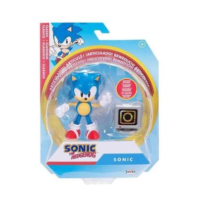 Boneco Articulado 4224 com Mais de 10 Pontos de Articulação Azul Sunny Brinquedos 9CM