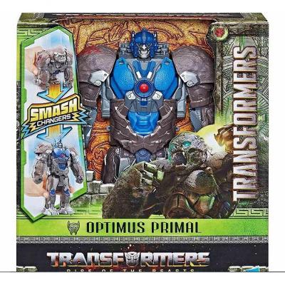 Boneco Transformers Smash Changer Optimus Primal - F4641 - Se Converte em 3 Passos - Hasbro
