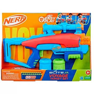 Lançador de Dardos Voyage Target com 2 Tubos Frontais Amarelo Hasbro