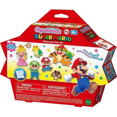 Brinquedo de Artesanato com Miçangas 31946 com Personagens Super Mario Colam com Água Epoch