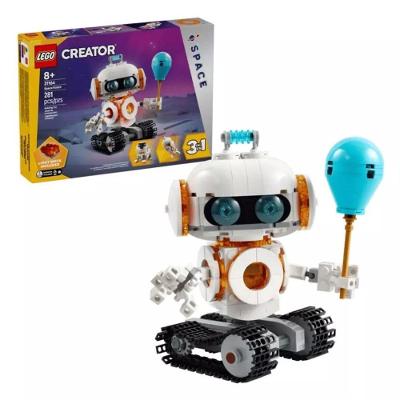 Brinquedo Creator 31164 3 em 1 Robô Espacial com Luz Branco Lego