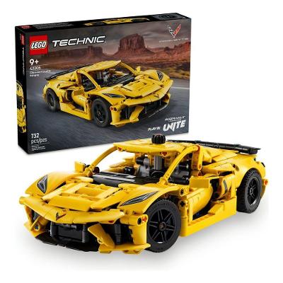 Kit de Montagem 42205 com Modelo Detalhado do Chevrolet Corvette Stingray Preto Lego