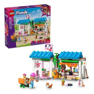 Brinquedo Lego 42677 Padaria de Guloseimas Caninas com Miniaturas de Cachorrinhos Plástico 278PEÇAS