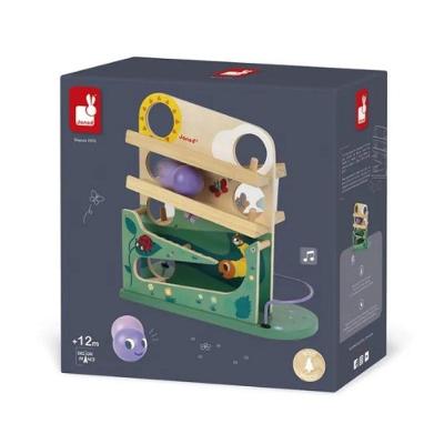 Brinquedo Educativo Circuito da Centopéia J08055 com Percurso de Bolas Roxo Janod