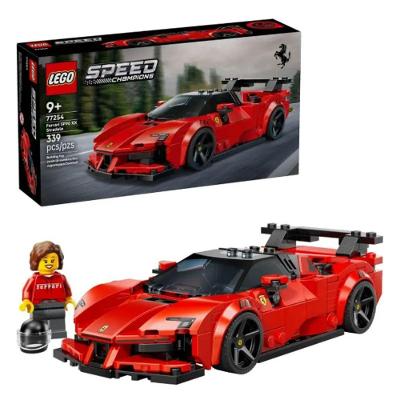 Brinquedo de Montar 77254 com Ferrari SF90 XX Stradale e Minifigura de Piloto Vermelho Lego