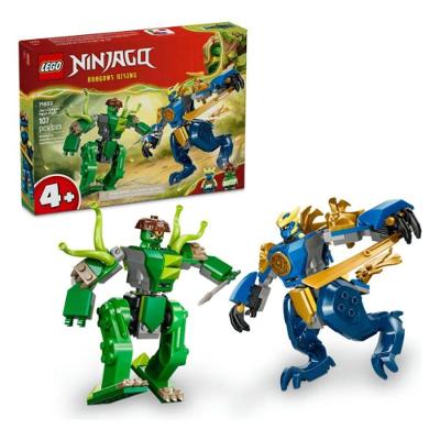 Brinquedo Lego Ninjago Combate com o Robô Dragão do Jay 71853 com 107 Peças para Crianças a Partir
