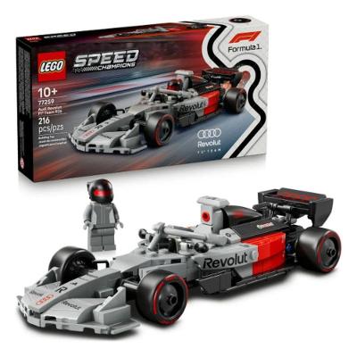 Carro de Coleção 77259 Speed Champions com Minifigura Preto Lego 7CM