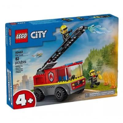 Caminhão de Bombeiros 60463 com Escada Elevável e 2 Minifiguras Lego