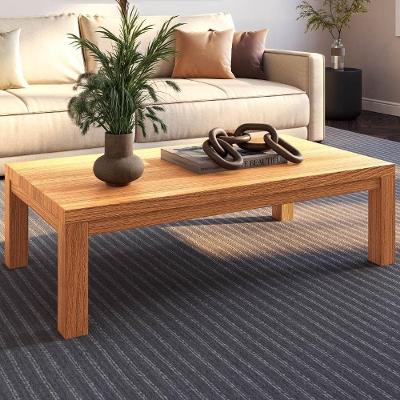 Mesa de Centro Floris Retangular Madeira Maciça 120CM Rustic Mpozenato