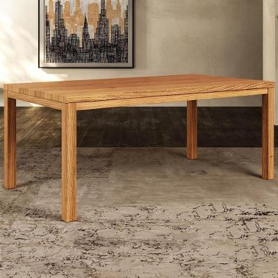 Mesa de Jantar Floris 8 Lugares Retangular MDF 180CM Carvalho Marrom Mpozenato