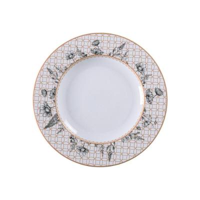 Prato Sobremesa Tramontina Solaris 21 Cm Porcelana Tradicional E Exclusiva