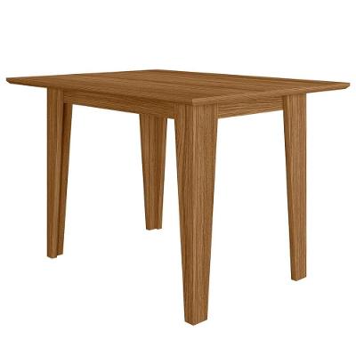 Mesa de Jantar Kate 4 Lugares Retangular MDP Amadeirado Poliman Móveis 120CM
