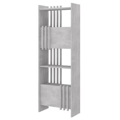 Estante Multiuso Arbos 2 Portas 4 Prateleiras MDP 64CM Cinza Artany