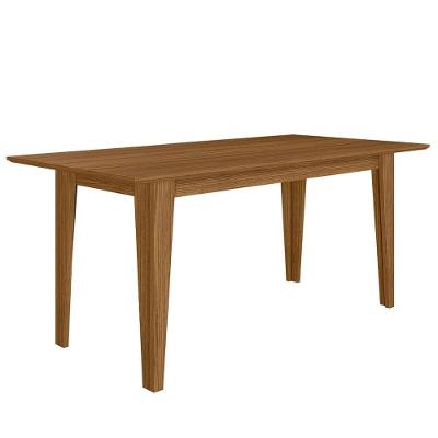 Mesa de Jantar Liz 6 Lugares Retangular MDP Amadeirado Poliman Móveis