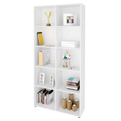 Estante Multiuso Clean 10 Prateleiras MDP 90CM Branco Artany