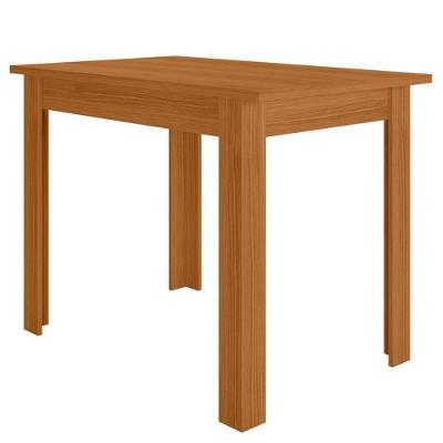 Mesa de Jantar Bellagio 4 Lugares Retangular MDP Freijo Café 108CM Poliman Móveis
