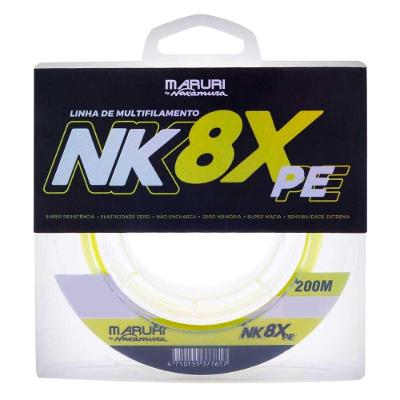 Linha Multifilamento Maruri By Nakamura Nk 8x 0,38mm 44,7lb 200m