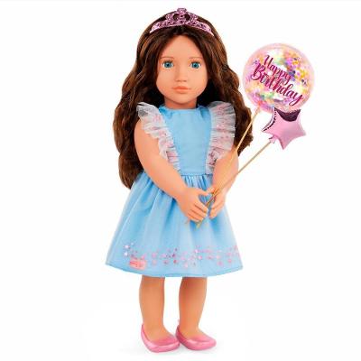 Brinquedo Naomi Celebrar Aniversários Olhos Que Se Abrem e Fecham Cabelos Longos Fáceis de Pentear