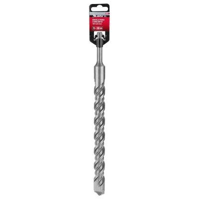 Broca para Concreto SDS Plus 26x300mm com Placa VK8 e Espiral Dupla Cinza MTX 26CM
