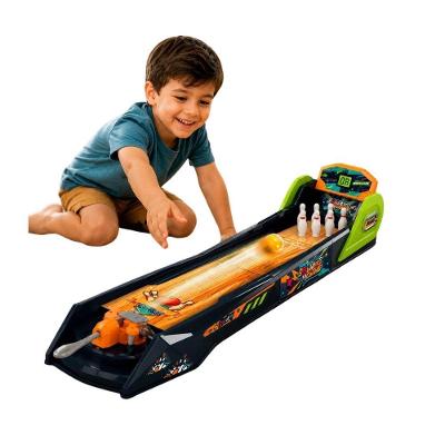 Jogo de Boliche Infantil Estilo Arcade com Lançador Automático e Efeitos de Luz e Som 85CM