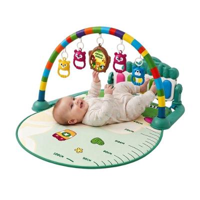 Tapete Musical Infantil Interativo com Piano e Arco Removível Verde