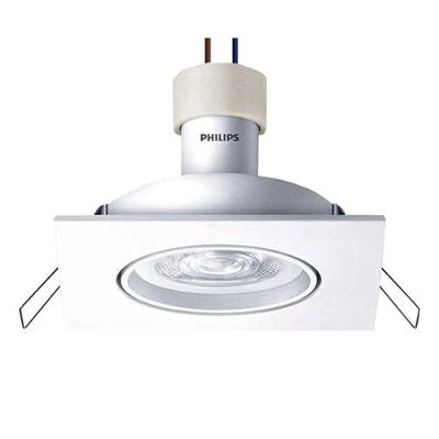 Spot de LED Spotled 5W 350Lms GU10 Quadrado Embutir Luz Quente 2700K Branco Philips 5W 350LM