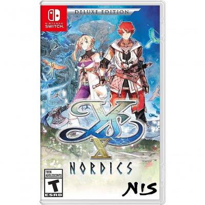 Jogo Koei Ys X: Nordics Deluxe Edition Nintendo Switch Ação e Aventura Preto