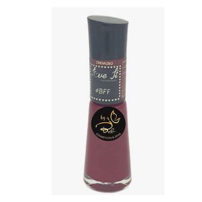 Esmalte Vegano Bff Bordô Secagem Rápida Alta Cobertura