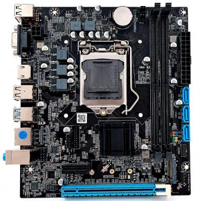 Placa Mãe BR-X H310 Suporte a 6a 7a 8a e 9a Geração DDR4 M.2 Nvme HDMI VGA Micro ATX Preto 17CM