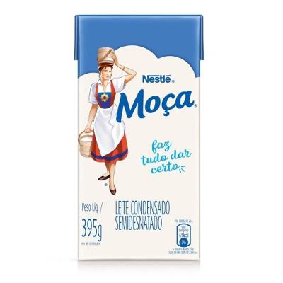 4 Leite Condensado Semidesnatado Nestlé Moça Caixa 395g