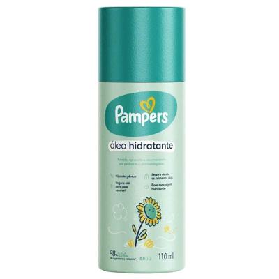 Óleo Hidratante Corporal Girassol 110ML Pampers com Toque Seco e Rápida Absorção