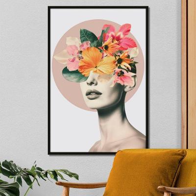 Quadro Decorativo Mente Aflorada Retangular 60x90CM Madeira Maciça Parafuso Preto Arte Própria 60CM