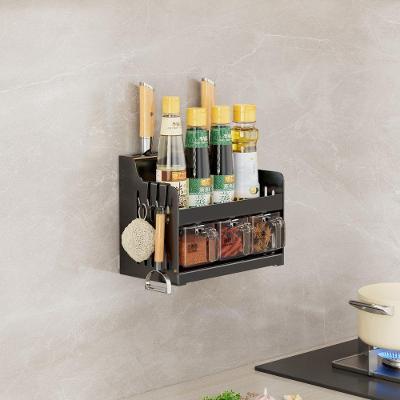 Organizador de Parede Multiuso para Temperos Condimentos e Utensílios Preto Top Rio Comercial