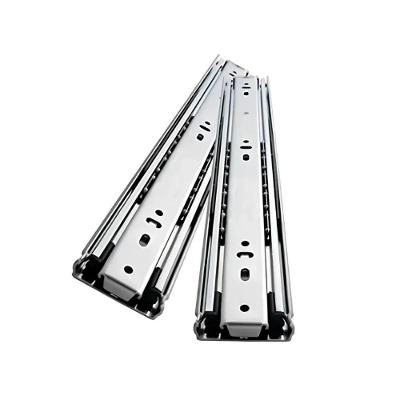 Corrediça de Gaveta Carisma em Aço com Abertura Total Prata Kit com 2 Unidades 25CM