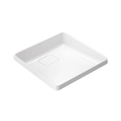 Cuba Docolflow 40x40 Quadrada Sobrepor Cerâmica Brilhosa Branca Docol