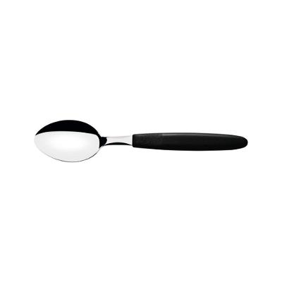 Kit de Colheres Ipanema 2 Colheres de Mesa e 6 de Sobremesa Aço Inox Polipropileno Preto Fosco