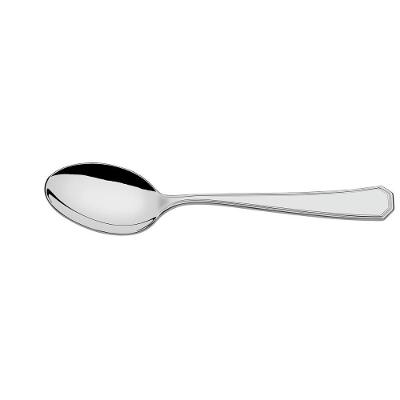 Kit 6 Colheres para Sobremesa Tramontina Sonata em Aço Inox Acabamento Alto Brilho Bordas