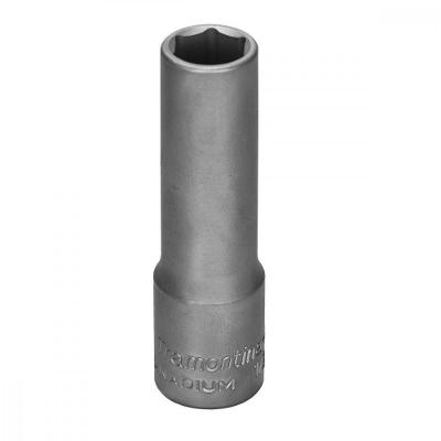 Soquete Sextavado Longo 3-8 Encaixe 1-2 Tramontina Pro com Hyper Drive Prata 13,5CM