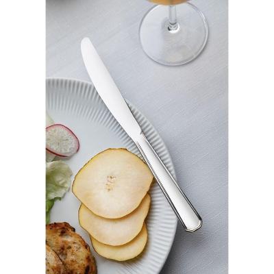 Faca de Mesa Sonata em Aço Inox Forjado Temperado e Não Risca Porcelanas para Cozinha Inox