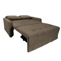 Sofá Cama Para Sala De Estar Amora New Suede - Castor Castor - 5