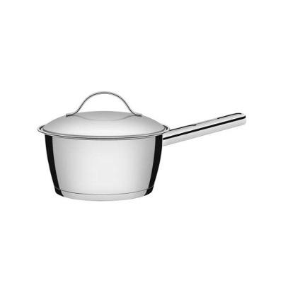 Panela Allegra em Aço Inox com Fundo Triplo para Cozimento Uniforme Cozinha Prata Tramontina 2,7L