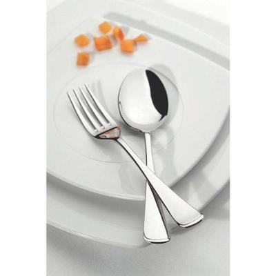 Faqueiro Mônaco 101 Peças Aço Inox Acabamento Alto Brilho para Mesa Prata Tramontina