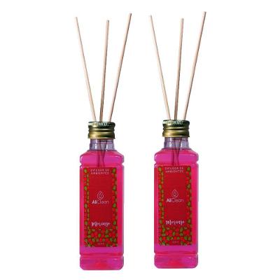 2 Difusores Aromatizador De Ambientes Com Varetas Morango