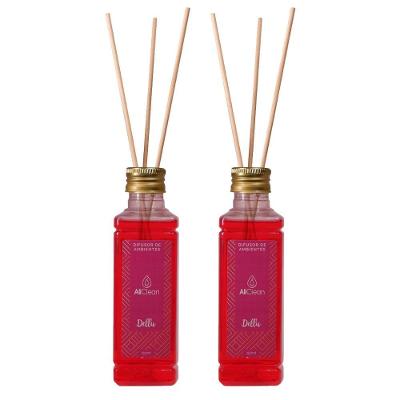 2 Difusores Aromatizador De Ambientes Com Varetas Dellu