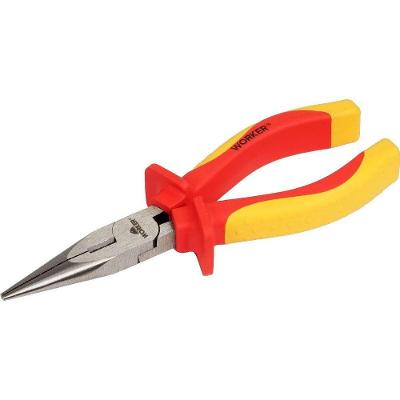 Alicate Bico Meia Cana Reto 6'' Worker com Proteção VDE Até 1000V Preto