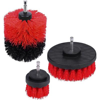 Acessório de Limpeza Jogo Escovas 3 Peças com Furadeira Encaixe Rápido Aço S2 Worker 2" 3.1-2" 4"