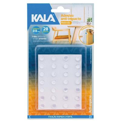 Adesivo Anti Risco Transparente Redondo PVC Alta Resistência 28 Peças para Móveis e Eletrodomésticos